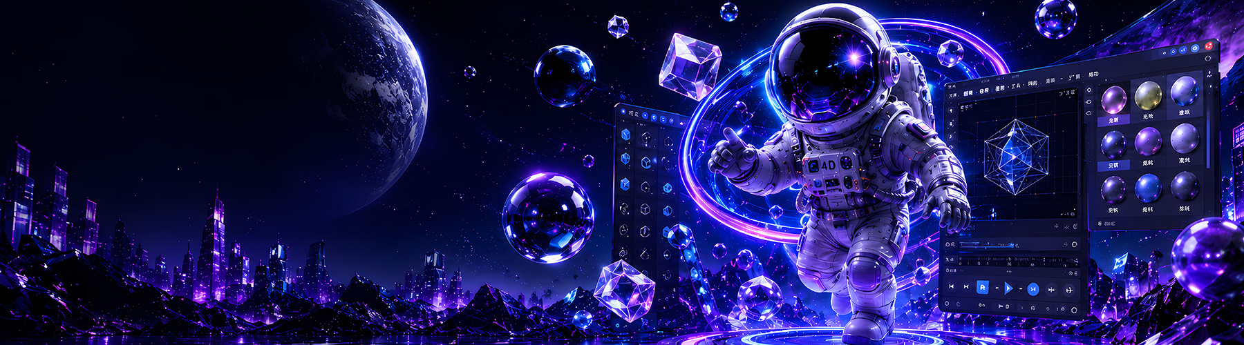 Cinema 4D 素材首页背景图